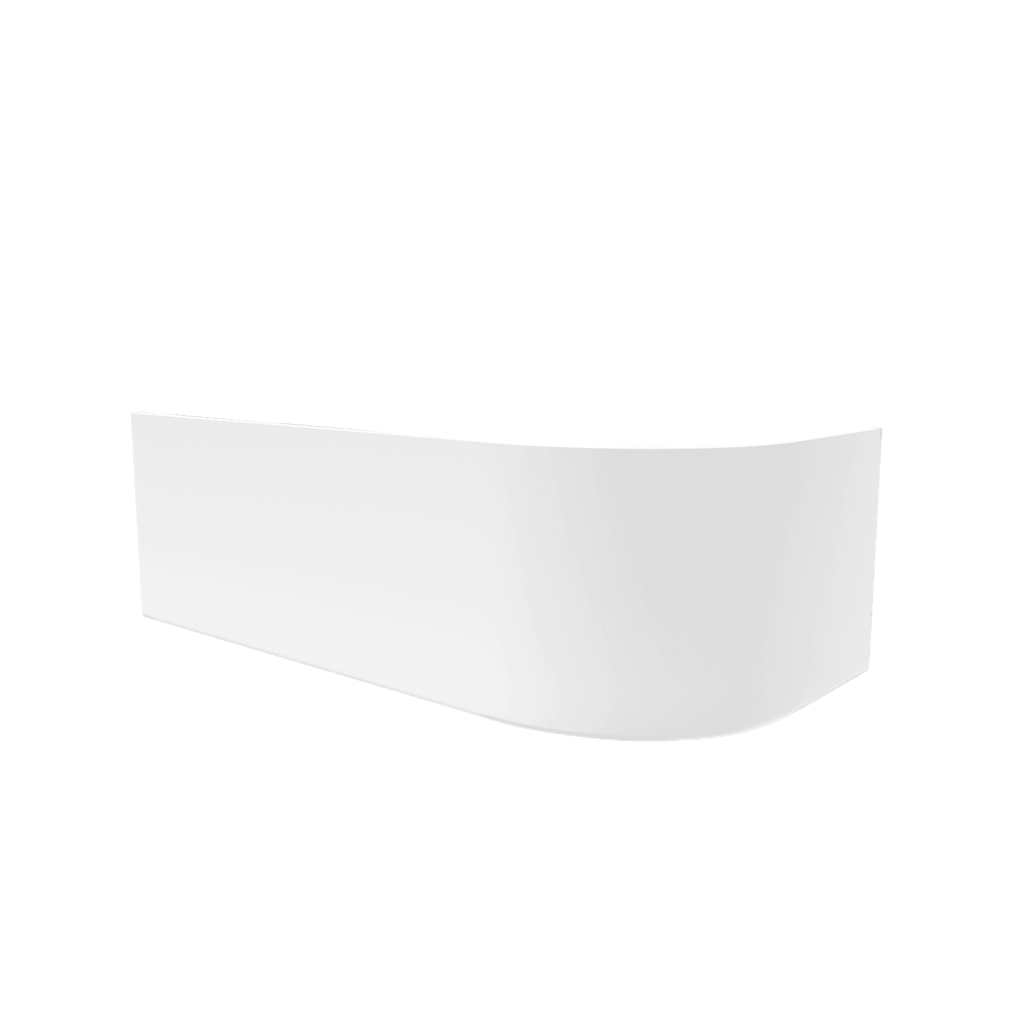 Frontschürze für Badewanne Helmken Marbella Lux 150 cm, Weiß, links/rechts